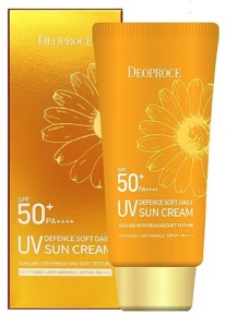 [DEOPROCE] Солнцезащитный крем для всех типов кожи UV DEFENCE SOFT SPF50+ PA++++ 70g до 26.04.26