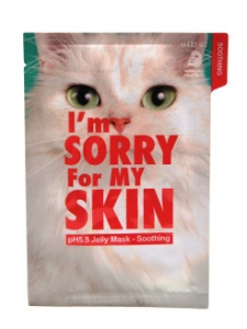[I`M SORRY FOR MY SKIN] Тканевая маска для лица УСПОКАИВАЮЩАЯ pH5.5 Jell 10шт до 30.01.26