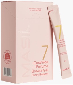 [MASIL] Парфюмированный гель для душа аромат вишни7 / 8ml*20 CHERRY BLOSSOM до 01.01.26