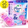 8X Жидкое средство для стирки в капсулах 5 камер 7г, "Pink Flowers" 30шт/пакет